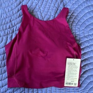 Lulu🍋 Align High-Neck Tank ‘Magenta’